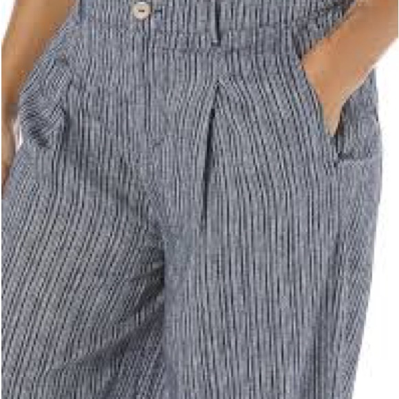 Carve Designs Charcoal Striped Wide-Leg Pants - Picture 4 of 10